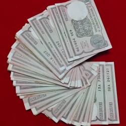 1 RUPEE 99 NOTES DIFFERENT SERIAL NUMBERS