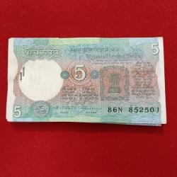Five Rs Rare Tractor Full Serial Bundle Governor C Rangarajan Unc Condition Reserve Bank of India 852501
