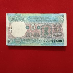 Five Rs Rare Tractor Full Serial Bundle Governor C Rangarajan Unc Condition Reserve Bank of India 996301