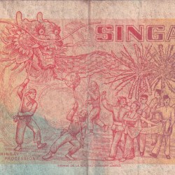 Alternative view of Singapore 2 Dollar Rare Note #B2