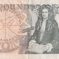 Alternative view of United Kingdom 1 Pound Rare Note #B2