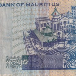 Alternative view of Mauritius 50 Rupees Rare Polymer Note#B2