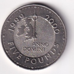 United Kingdom 5 Pounds 1999-2000 (Elizabeth II Millennium) UNC Commemorative Coin