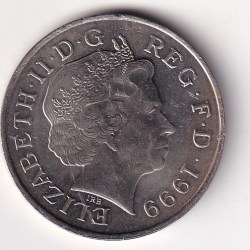 Alternative view of United Kingdom 5 Pounds 1999-2000 (Elizabeth II Millennium) UNC Commemorative Coin