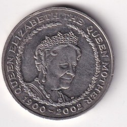 United Kingdom 5 Pounds - 1900-2002 (Elizabeth II; Queen Mother) Commemorative Gem Unc Coin