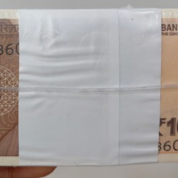 786001 ( Full Fancy Number pack rim + 786786 ) 10 Rupees 2024 RBI Governor Sanjay Malhotra Sealed 1000 note pack RIM