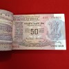 Extremely Rare 50 Rupees Old Parliament Issue Full Bundle Governor Bimal Jalan Gem Unc Condition Reserve Bank of India 306601 - Image 2