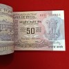Extremely Rare 50 Rupees Old Parliament Issue Full Bundle Governor Bimal Jalan Gem Unc Condition Reserve Bank of India 306601 - Image 4