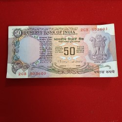 Extremely Rare 50 Rupees Old Parliament Issue Full Bundle Governor C Rangarajan Unc Condition Reserve Bank of India 503601