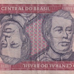 Brazil 100 Cruzeiros Rare Note #B2