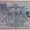Germany 100 Mark Reichsbanknote; two red seals lowest Rare Note #B2 - Image 2