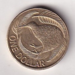 New Zealand 1 Dollar - Elizabeth II 2008 Rare Coin#J-25