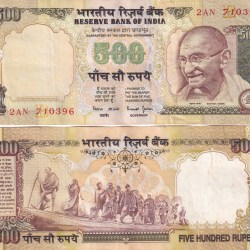 500 RUPEES ( B INSERT WITHOUT YEAR ) GOVERNOR BIMAL JALAN TOP CONDITION RAE NOTE