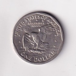 Alternative view of United States 1 Dollar 1980 "Susan B. Anthony Dollar" Rare Coin #J-38