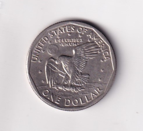 United States 1 Dollar 1980 "Susan B. Anthony Dollar" Rare Coin #J-38