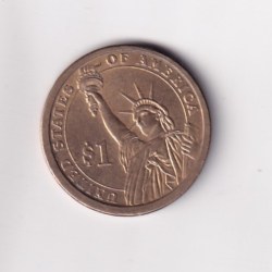 Alternative view of United States 1 Dollar 2009 - John Tyler - 10th President - 1841-1845 Rare Coin #J-39