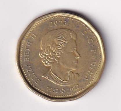 Canada 1 Dollar 2023- Elizabeth II ; Elsie MacGill ; Colourized Commemorative issue Rare Coin #J-41 - Image 2