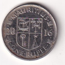 Mauritius 1 Rupee 2016 Rare Coin#J-32