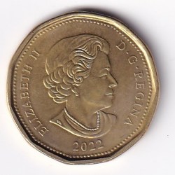 Alternative view of Canada 1 Dollar 2023- Elizabeth II ; Elsie MacGill ; Colourized Commemorative issue Rare Coin #J-42