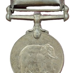 Alternative view of Samanya Sewa Medal 1965 Mizoram (मिज़ोरम ) Unnamed Medal
