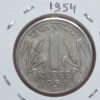 ONE RUPEE COIN 1954 BOMBAY MINT