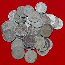 1 RUPEE MIX YEAR COIN LOT OF 50 COINS