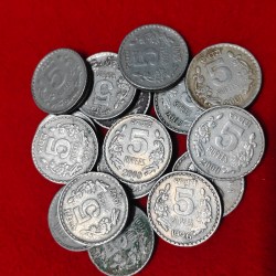 5 RUPEE 16 COINS MIX YEAR