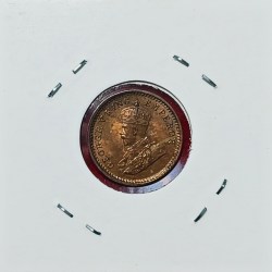 Alternative view of 1/12 ANNA 1918 CALCUTTA MINT GEORGE V KING EMPEROR COIN SKU DG01