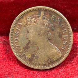 1895 British- India 1/2 Pice (Victoria) Calcutta Mint Rare Coin#C-182