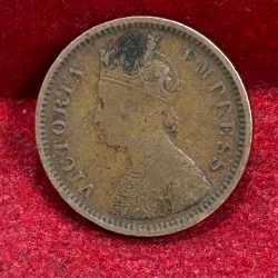 1892 British- India 1/2 Pice (Victoria) Calcutta Mint Rare Coin#C-198