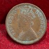 1892 British- India 1/2 Pice (Victoria) Calcutta Mint Rare Coin#C-204