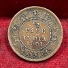 1901 British- India 1/2 Pice (Victoria) Calcutta Mint Rare Coin#C-216 - Image 2