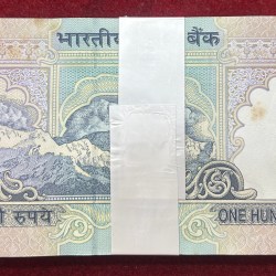 Alternative view of 100 RUPEES GOVERNOR Y.B.REDDY RARE 100 NOTE UNC SERIAL PACKET