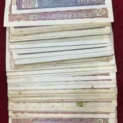 Alternative view of 134 NOTE (ONE RUPEES, TWO RUPEES) MIX CONDITION MIX GOVERNOR (134 NOTE)#B-7