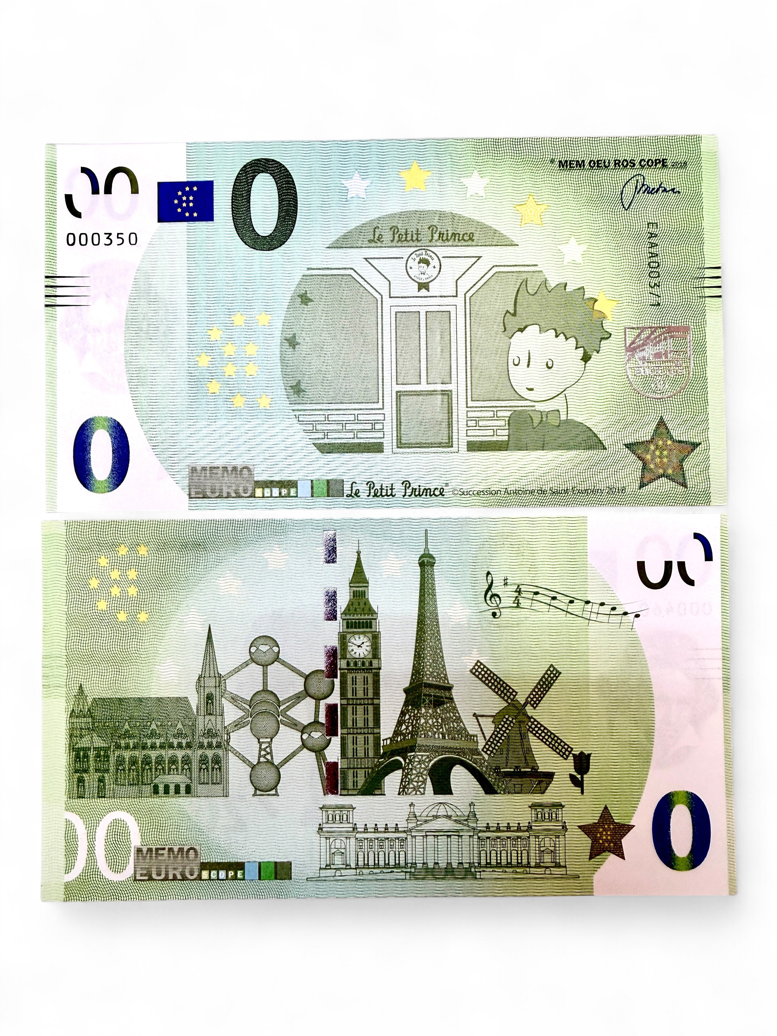 Europe 0 Euro Le Petit Prince Issue Limited and Collectibles Gem UNC Unique and Rare