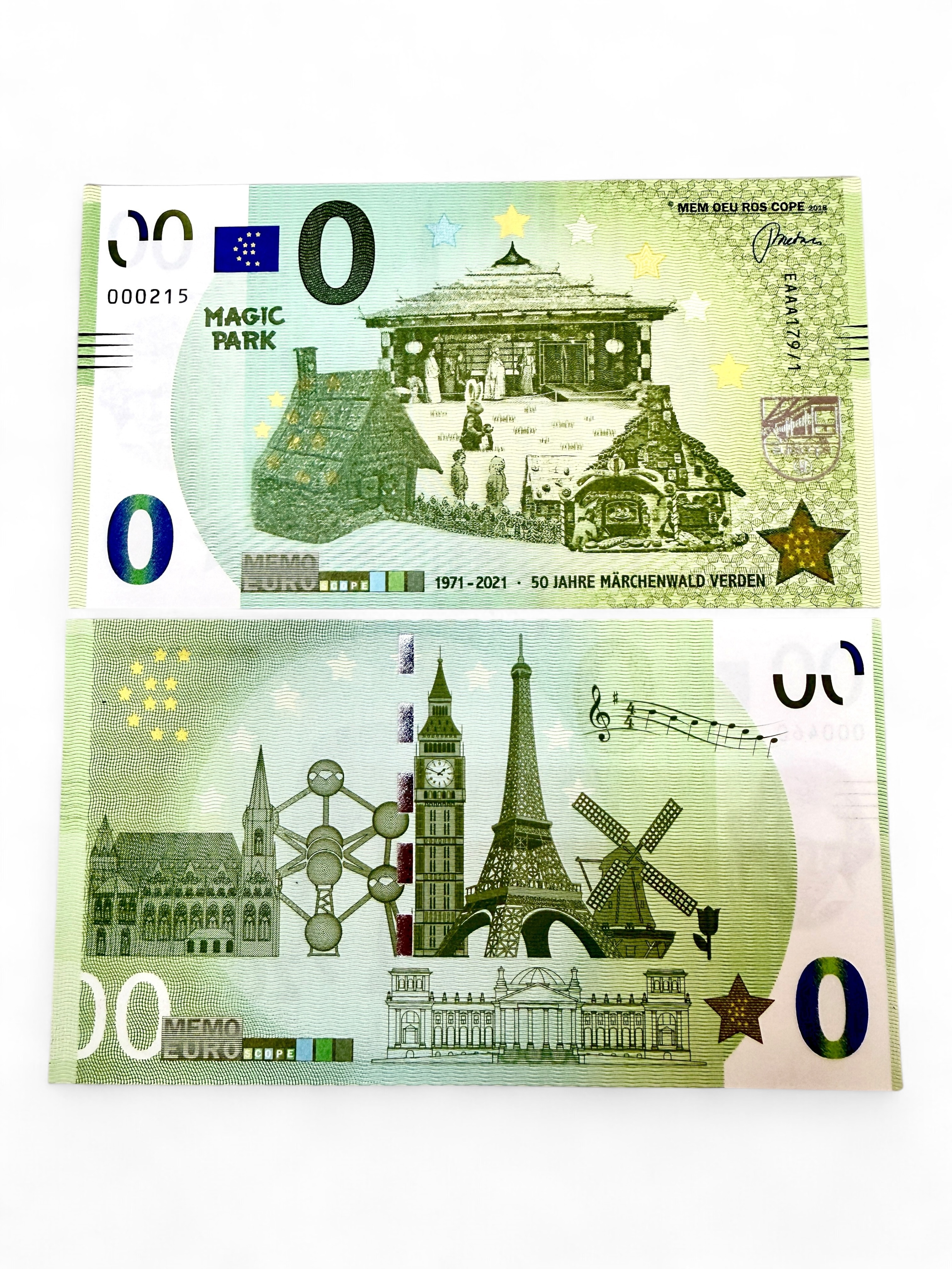 Europe 0 Euro Jahre Marchenwald Verden Issue Limited and Collectibles Gem UNC Unique and Rare