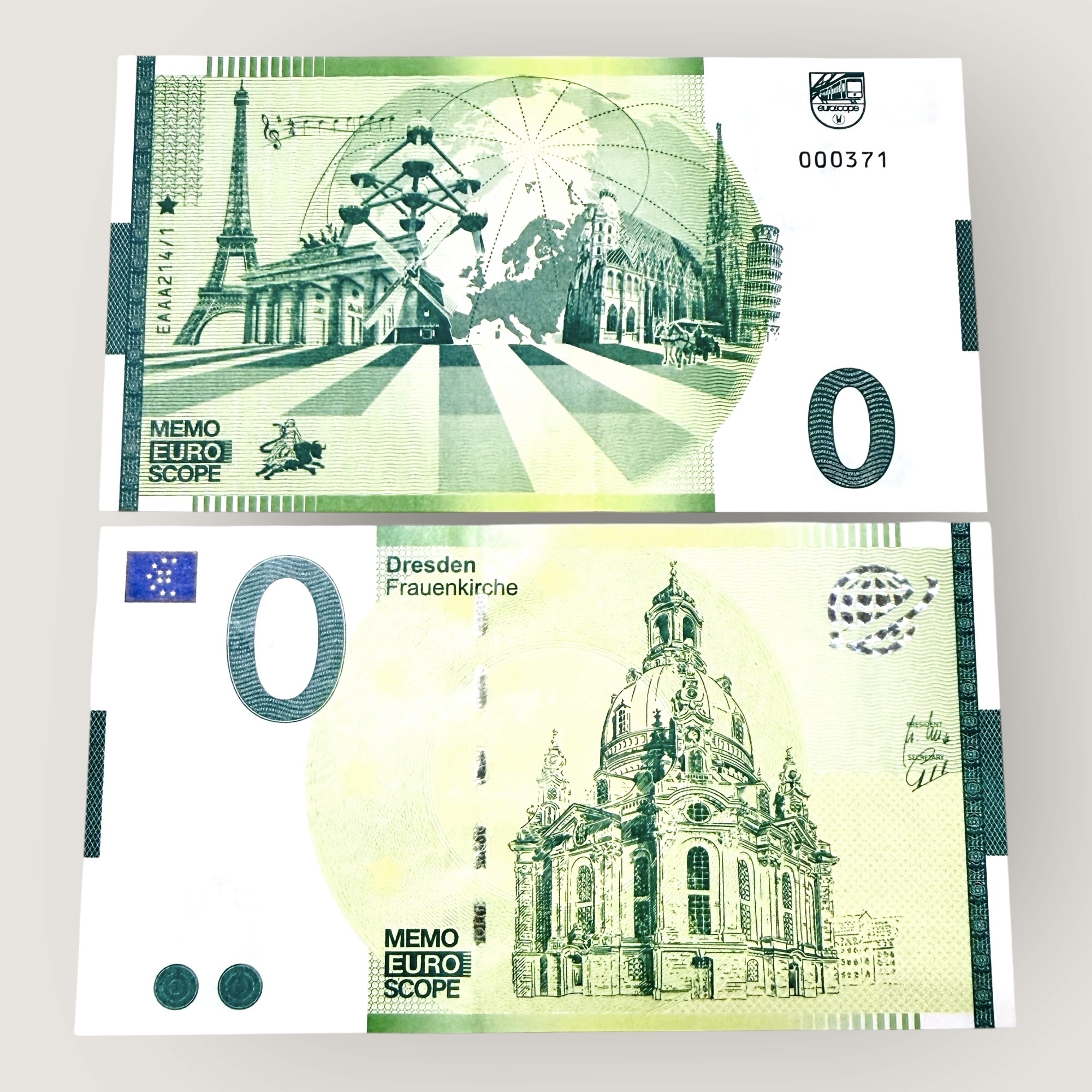 Europe 0 Euro Dresden Frauenkirche Issue Limited and Collectibles Gem UNC Unique and Rare