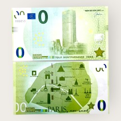 Europe 0 Euro Paris Issue Limited and Collectibles Gem UNC Unique and Rare