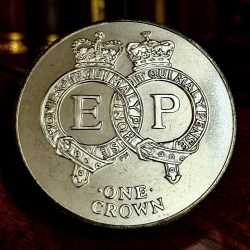 1 Crown Elizabeth II Ascension Island Unique and Rare