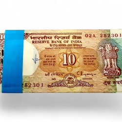 Rs 10 Shalimar Garden C Rangarajan Issue Serial Bundle Unique and Rare