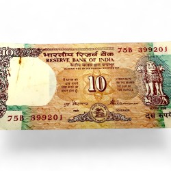 Rs 10 Shalimar Garden Venkataraman Issue Serial Bundle Unique and Rare