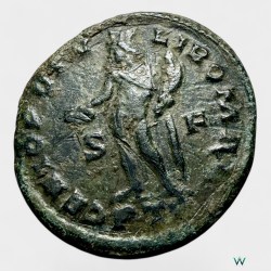 Alternative view of Ancient Roman Follis Nummus Bronze Issue Roman Empire 4th Century Emperor Diocletian Ultra Unique and Rare Tetrarchy Period