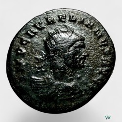 Ancient Roman Follis Nummus Bronze Issue Roman Empire 4th Century Emperor Diocletian Ultra Unique and Rare Tetrarchy Period