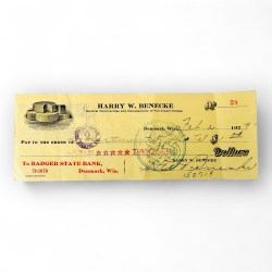 Harry W Benecke 1900s Issue Unique and rare