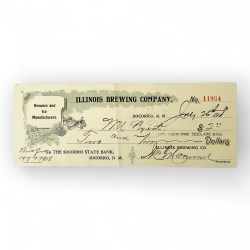 The Illinois Brewing Company 1900s Issue Unique and rare