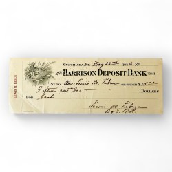 The Harrison Deposit Bank Year 1926 Issue Unique and rare