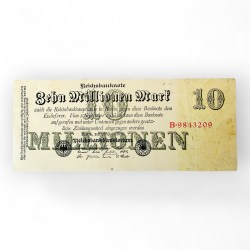 Germany 10 Millionen Million Mark Banknote 1923 P96 Unique and Rare