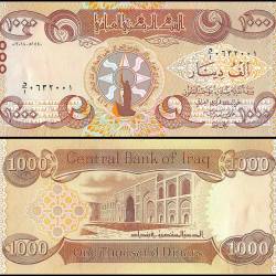 Iraq 1000 Dinars IQD World Banknote 2018 P104 UNC Unique and Rare
