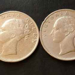 Alternative view of EAST INDIA COMPANY QUEEN VICTORIA 1840 CONTINUE LEGEND Rere 1RS SILVER wt. 11.6gm CONDITION AS image🖼 Same and similar piece available