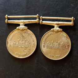 Alternative view of India medal 50 anniversary of independence Excellent condition Same and similar piece available